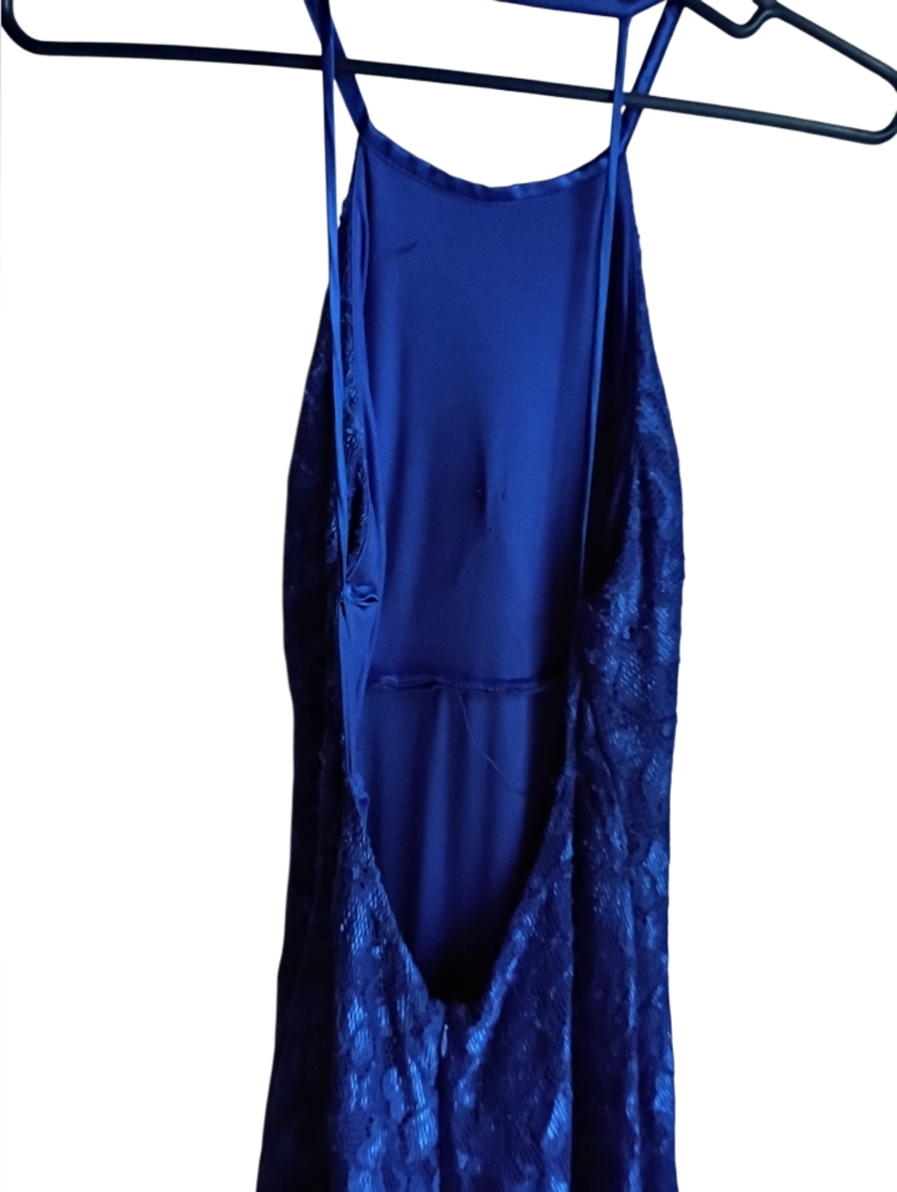 B. Darlin Vibrant Blue Long Pencil Dress Size 9 - Picture 6 of 6